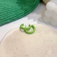 fashion avocado green bow earrings simple geometric alloy earringspicture12